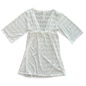 Alexa & Stella White Crochet Cover-Up